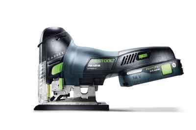 Festool Akku-Pendelstichsäge PSC 420 CARVEX I-Set – inkl. Akku, Ladegerät, Sägeblätter & Zubehör im Systainer