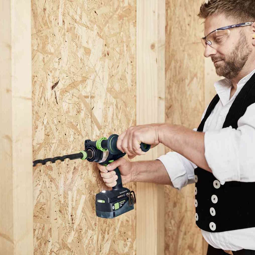 Festool Akku-Bohrschrauber TDC 18/4 QUADRIVE I-Set – inkl. Akkus, Ladegerät, Zubehör im Systainer