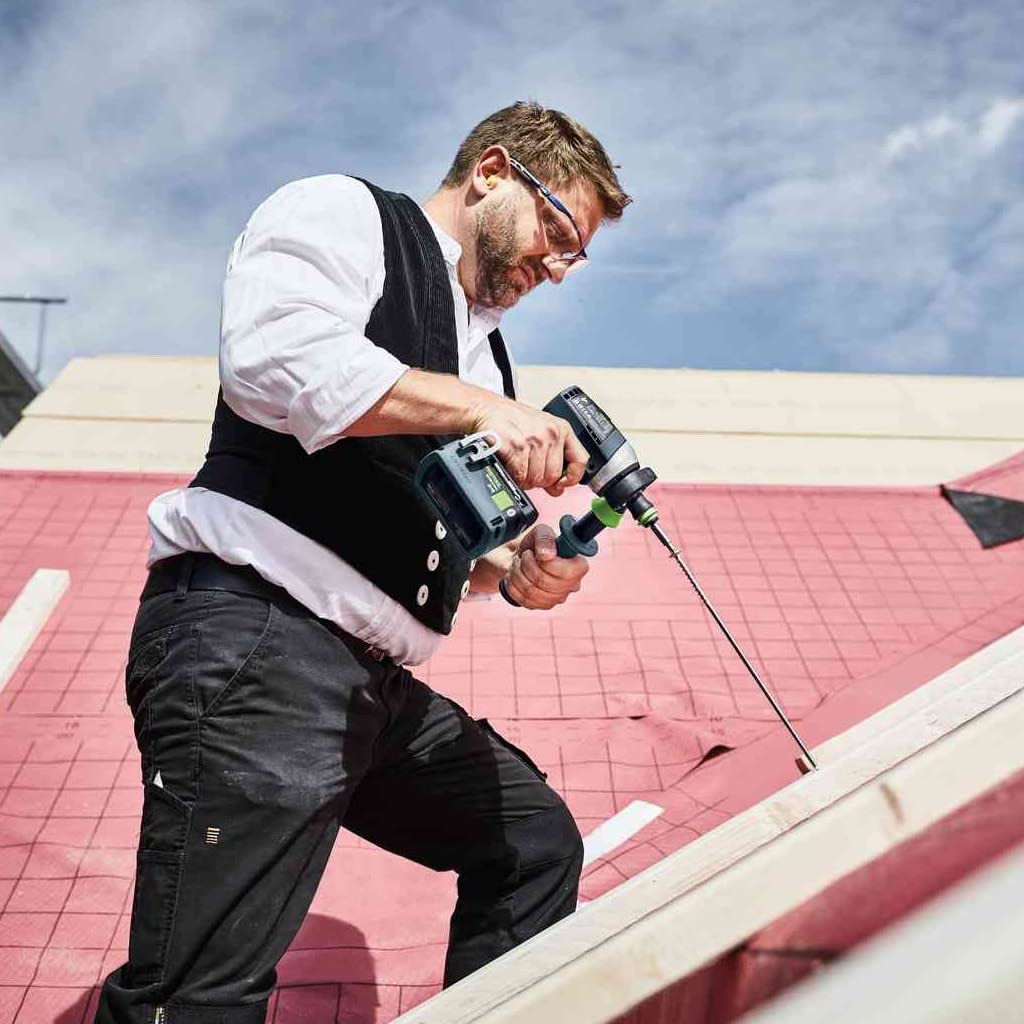 Festool Akku-Bohrschrauber TDC 18/4 QUADRIVE I-Set – inkl. Akkus, Ladegerät, Zubehör im Systainer