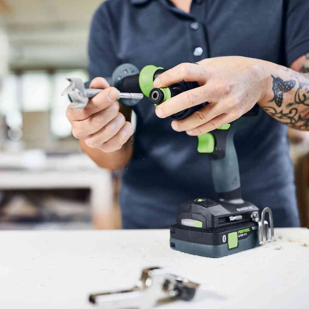 Festool Akku-Bohrschrauber TDC 18/4 QUADRIVE I-Set – inkl. Akkus, Ladegerät, Zubehör im Systainer