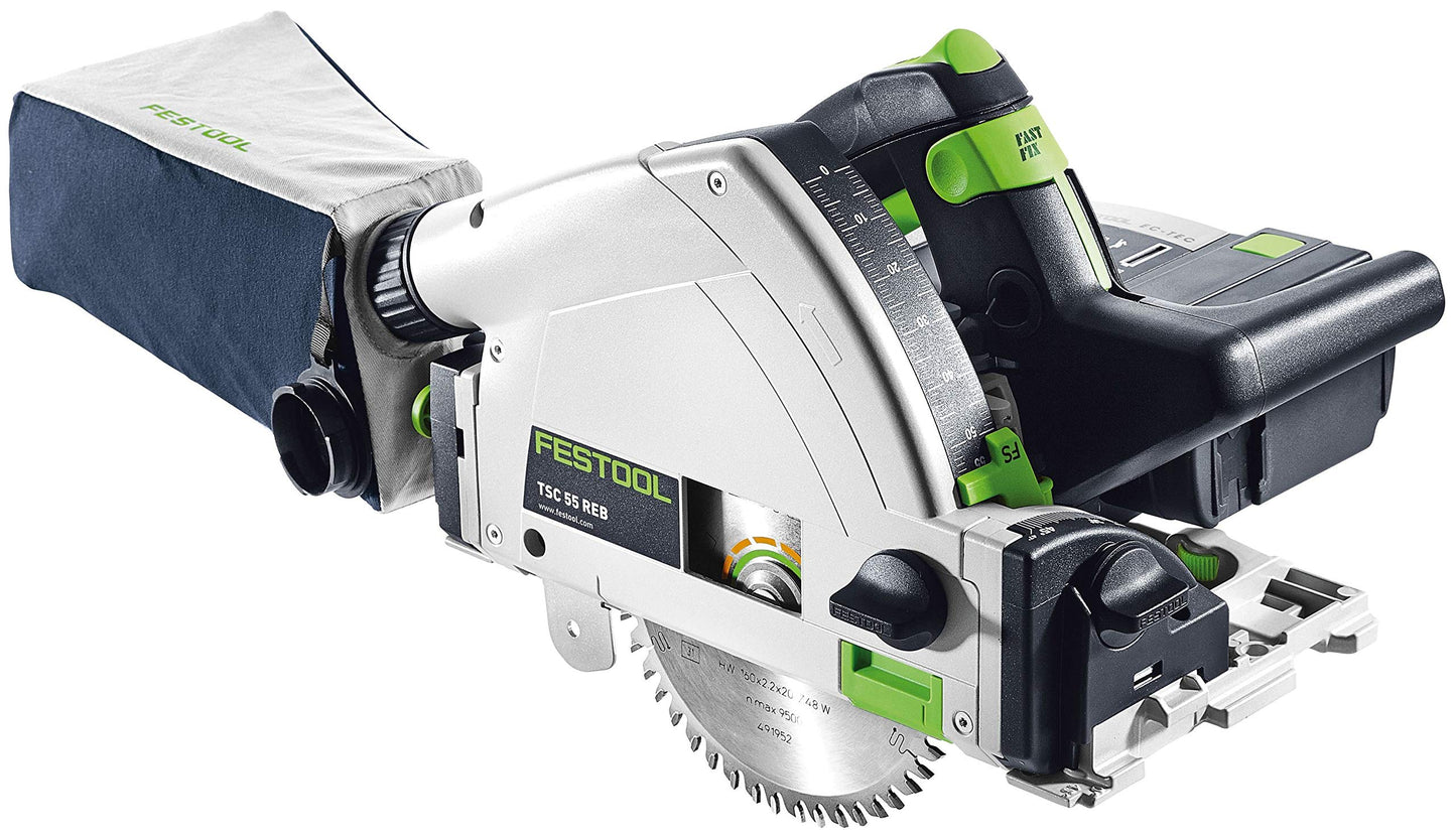 Festool Sierra de incisión a batería TSC 55 Li 5,2 REBI-Plus/XL-SCA