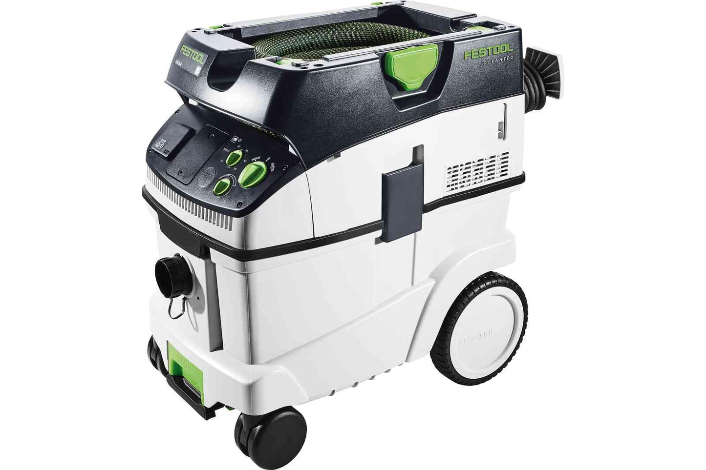 Festool Absaugmobil CTM 36 E CLEANTEC (mit Hauptfilter, SELFCLEAN Filtersack, Saugschlauch glatt Ø 27/32 x 3,5 m, Verschlussdeckel für Ansaugstutzen)