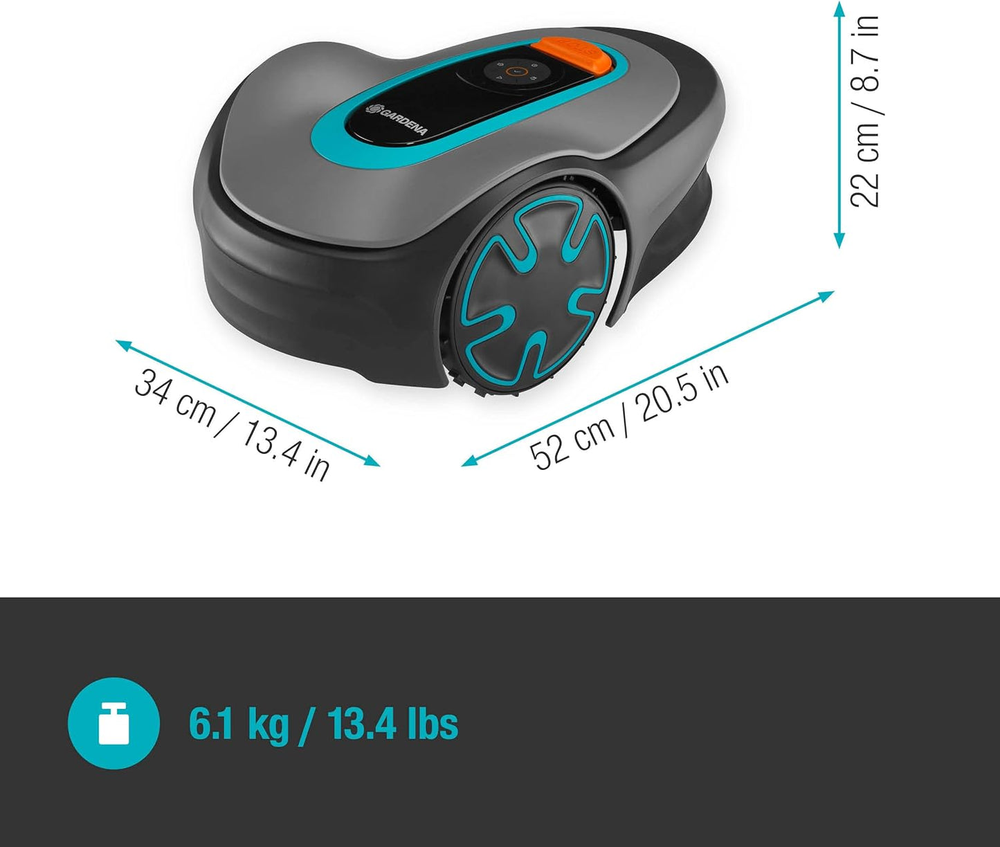 Gardena Mähroboter SILENO minimo 250 m²: intelligenter Rasenmäher mit optimaler Konnektivität