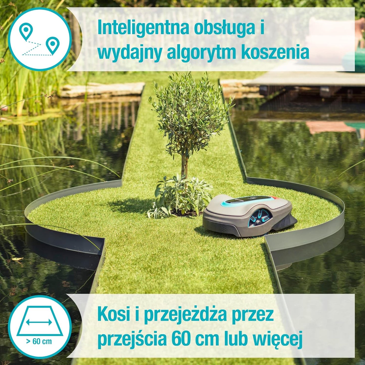 Gardena Mähroboter SILENO City 600 qm PL-Version