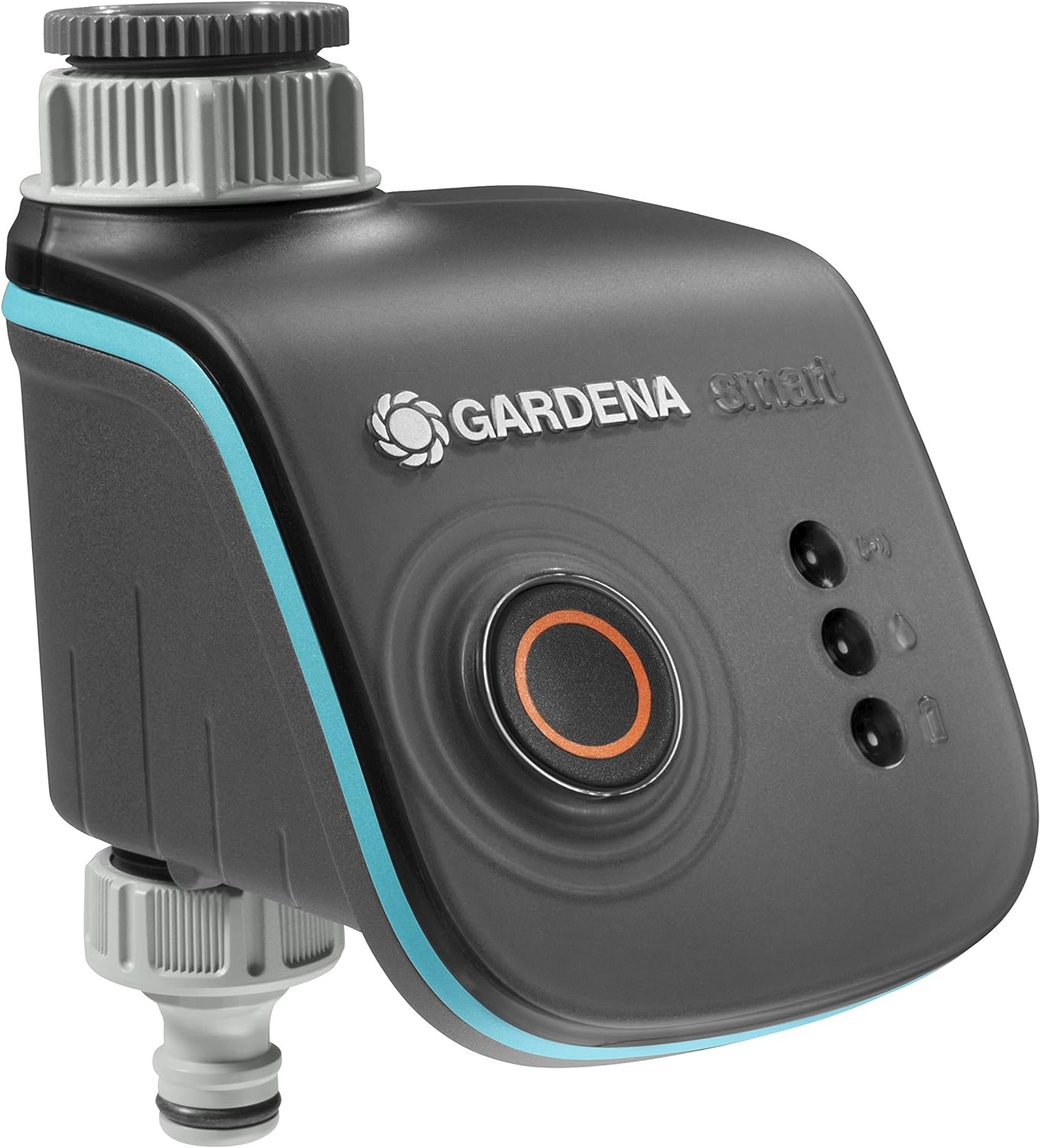 Gardena smart Water Control: Intelligenter Bewässerungscomputer mit smart App steuerbar, Frostwarnsystem, bewährte Ventiltechnik, ideal geeignet für Micro-Drip-System oder Sprinklersystem (19031-20)