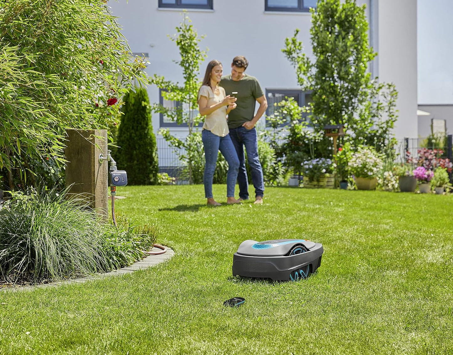 Gardena smart Sensor Control Set: Intelligentes Bewässerungssystem für mehr als 6 Bereiche, inkl. smart Water Control/smart